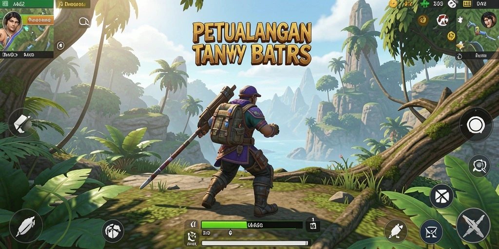 Tangkapan layar gameplay AA62 menunjukkan keindahan dunia terbuka yang luas.