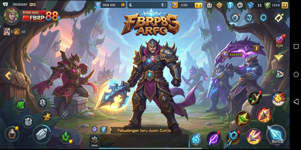 Gameplay FBRP88 yang seru dan penuh aksi dalam dunia ARPG.