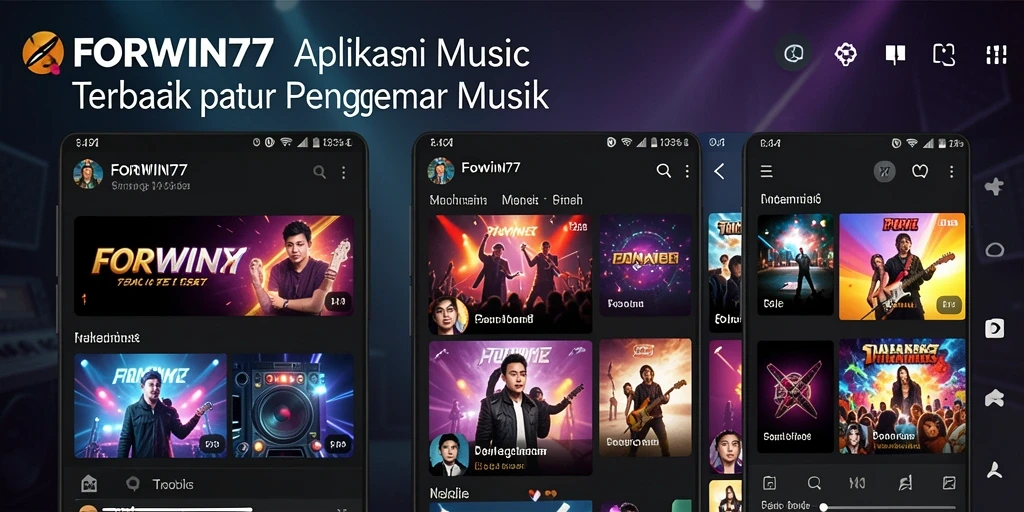 Tampilan gameplay <strong>FORWIN77</strong> yang seru dan interaktif saat bermain musik.