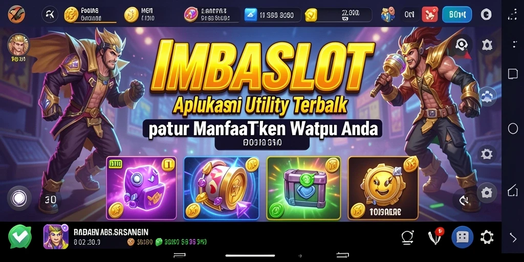 Tampilan antarmuka utama IMBASLOT yang intuitif dan fungsional.