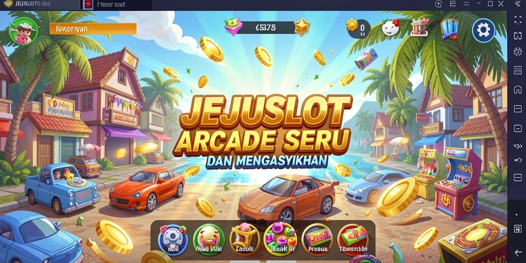 Tangkapan layar menampilkan aksi seru dari gameplay JEJUSLOT.