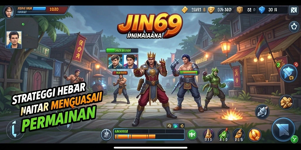 Tampilkan momen epik dari gameplay JIN69 yang menegangkan.