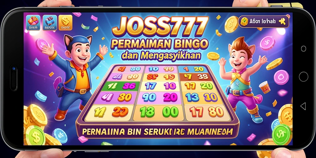 Tampilan gameplay Bingo JOSS777 yang seru dan menarik.