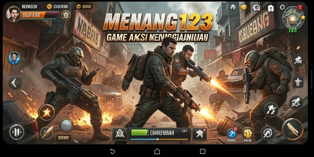 Tangkapan layar MENANG123 menunjukkan pertarungan seru dengan efek grafis yang menakjubkan.