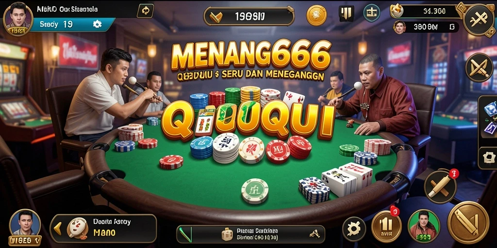 Screenshot MENANG666 menampilkan permainan QiuQiu yang seru.