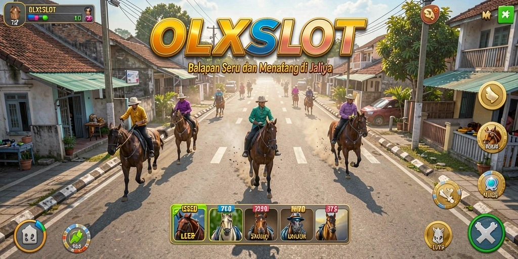 Tangkapan layar gameplay OLXSLOT yang penuh aksi dan kecepatan.
