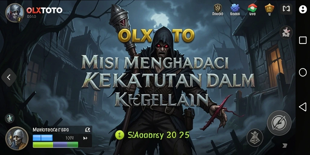 Gameplay OLXTOTO yang menegangkan dengan suasana yang mencekam.