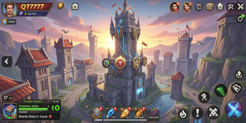 Gameplay menegangkan dari QT777 dalam aksi Tower Defense.