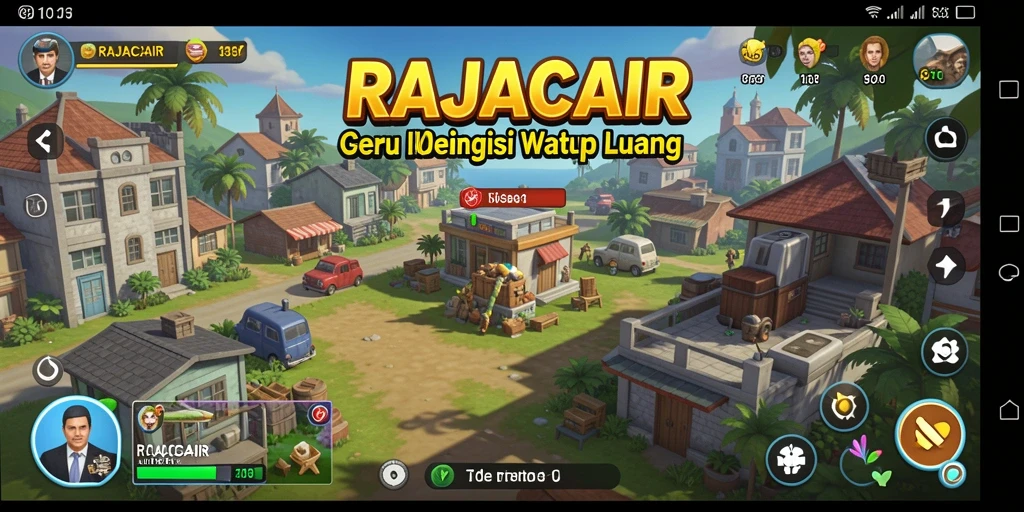 Tangkapan layar gameplay RAJACAIR menampilkan karakter dalam aksi Idle.