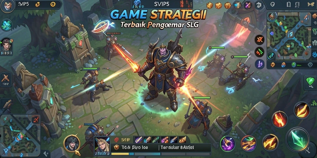 Tampilan gameplay menarik dari SVIP5 dengan pertempuran SLG yang strategis.