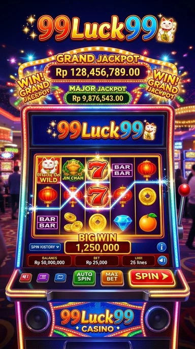Screenshot aplikasi 99luck99 saat menjelajahi kategori terbaru.